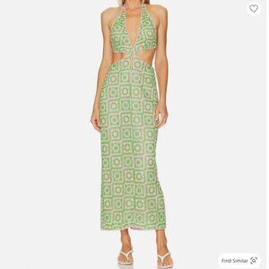 Show Me Your Mumu Muse Midi Dress Crochet NWOT